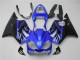 Carénage Moto Honda CBR600 F4i 2001-2003 - Bleu Noir Brillant