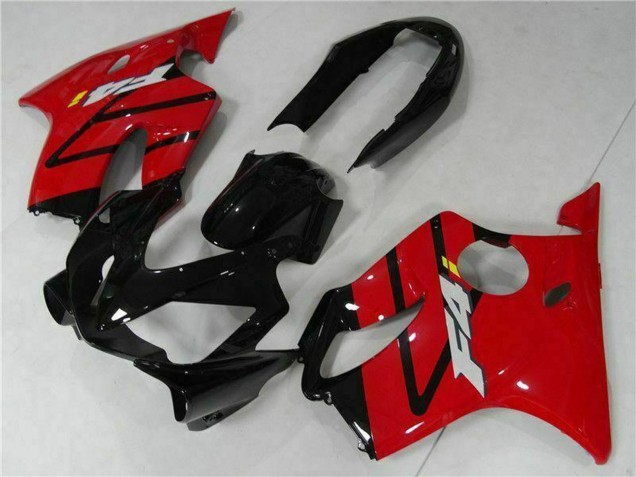 Kits Carénage Moto ABS Honda CBR600 F4i 2004-2007 - Rouge Noir Brillant