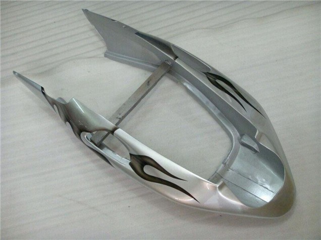 Carénage Moto Honda CBR1100XX Blackbird 1996-2007 - Argent Noir Flamme