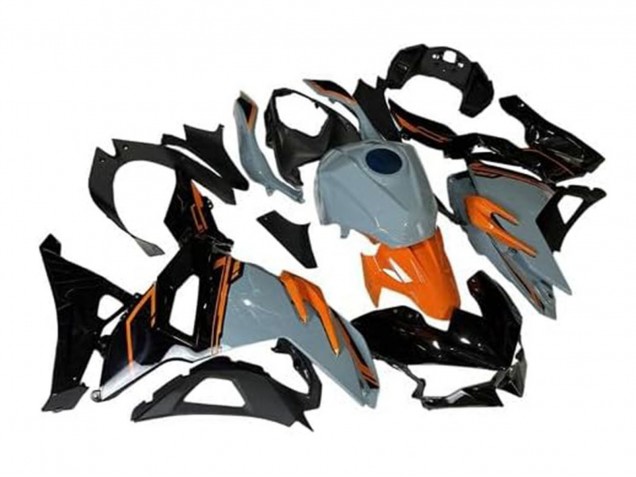 Carénages Moto Kawasaki Ninja 500 EX500R 2024-2025 - Nardo Gris Orange Noir
