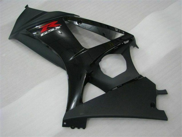 Carénages Moto Suzuki GSXR 1000 2007-2008 - Noir Brillant Noir Mat Rouge