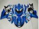 Kits Carénage Moto Suzuki GSXR 1000 2009-2016 - Bleu Vert Blanc