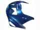Carénages Moto Kawasaki ZZR600 1998-2003 - Bleu Argent Noir