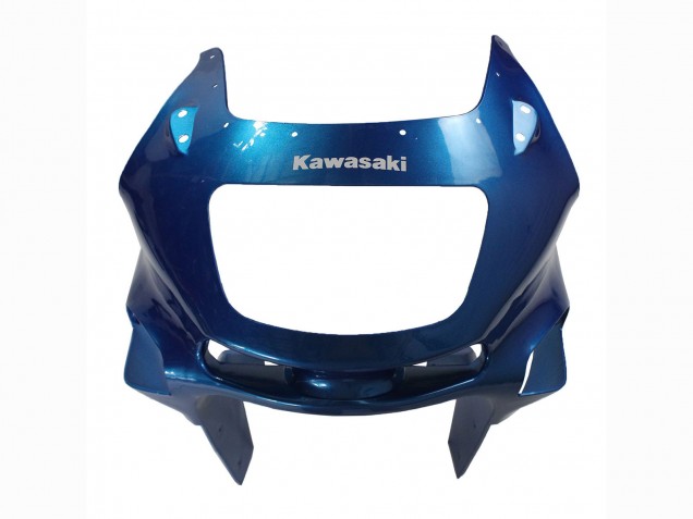 Carénages Moto Kawasaki ZZR600 1998-2003 - Bleu Argent Noir