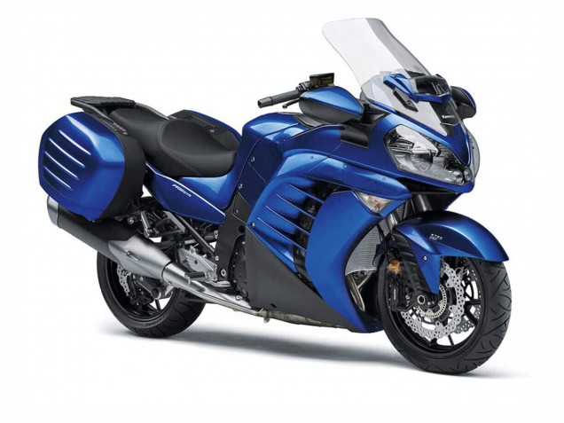Carénages Moto Kawasaki GTR1400/ZG1400 2007-2009 - Bleu Noir