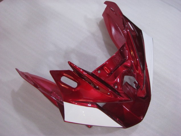 Carénages Moto Yamaha FZ6R 2009-2015 - Rouge Blanc Noir