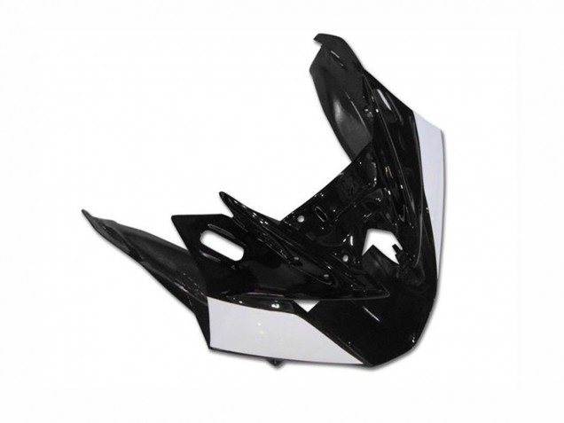 Carénages Moto Yamaha FZ6R 2009-2015 - Noir Brillant Blanc