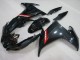 Carénages Moto Yamaha FZ6R 2009-2015 - Noir Brillant Rouge