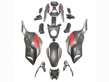 Carénages Moto Yamaha MT07/FZ07 2012-2017 - Gris Rouge