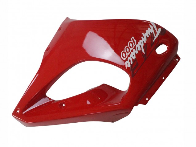 Carénages Moto Yamaha YZF 1000R Thundecourses 1997-2007 - Rouge Noir Blanc Thundecourses