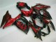 Carénages Moto Suzuki GSXR 1000 2009-2016 - Rouge Noir Brillant