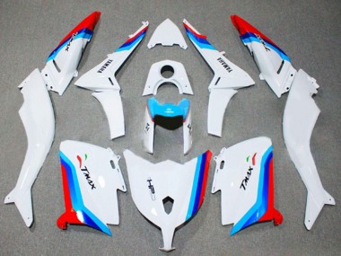 Carénages Moto Yamaha TMAX530 2012-2014 - Blanc Rouge Bleu