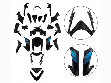 Carénages Moto Suzuki GSX-S 1000 2015-2020 - Noir Bleu