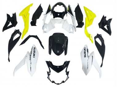 Carénages Moto Suzuki GSX-S 750 2017-2022 - Blanc Jaune