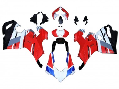Carénages Moto Ducati Panigale V4 V4S 2020-2021 - Blanc Bleu Rouge Noir Brillant