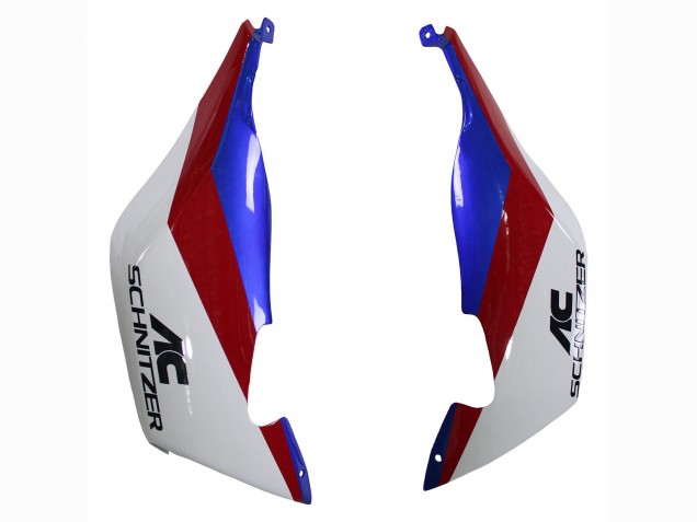 Carénages ABS BMW K1200S 2005-2010 - Blanc Rouge Bleu