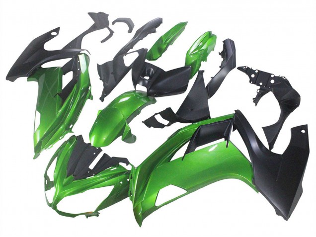 Carénages Moto BMW K1200S 2005-2010 - Vert Noir Mat