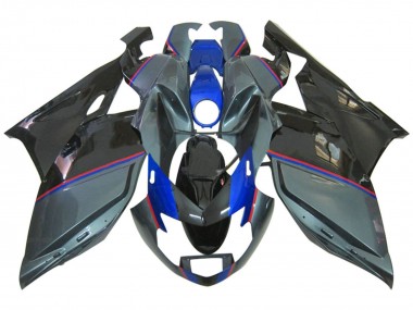 Carénages Moto BMW K1200S 2005-2010 - Noir Brillant Gris Bleu Rouge
