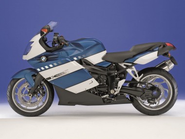 Carénages Moto BMW K1200S 2005-2010 - Blanc Bleu Foncé
