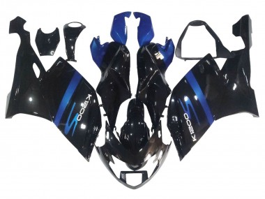Carénages Moto BMW K1200S 2005-2010 - Bleu Noir Brillant