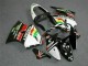 Carénages Moto Kawasaki ZX6R 2000-2002 - Blanc Rouge Jaune Vert Noir Brillant Étoile EuroBet
