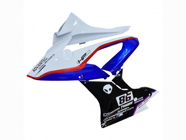 Kits Carénage Moto ABS BMW S1000RR 2017-2018 - Blanc Bleu Rouge Noir Brillant