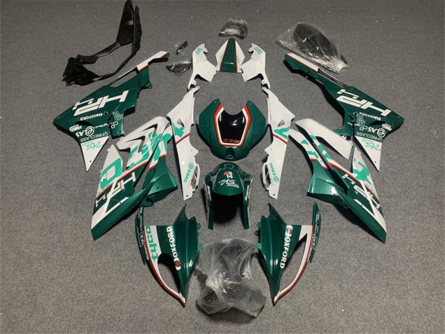 Carénages Moto BMW S1000RR 2017-2018 - Blanc Vert