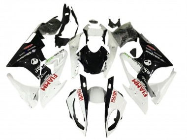 Carénages Moto BMW S1000RR 2017-2018 - Blanc Noir Fiamm