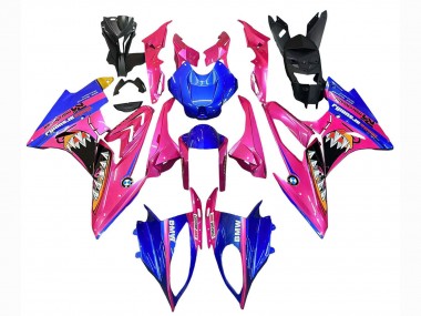 Carénages Moto BMW S1000RR 2015-2016 - Rose Bleu Requin
