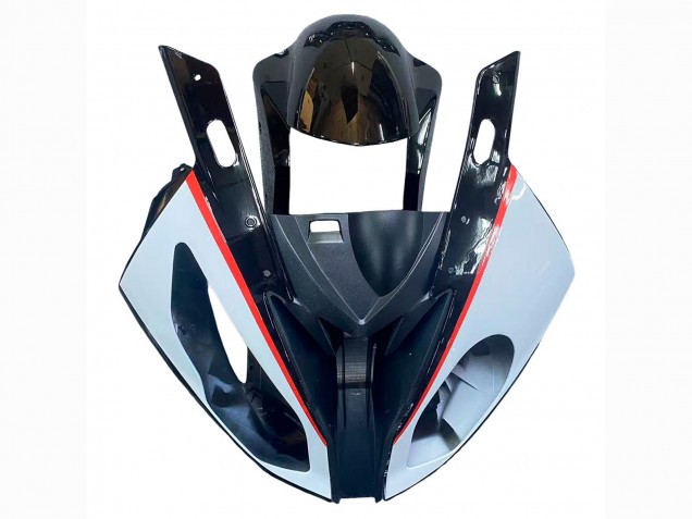 Carénages Moto BMW S1000RR 2015-2016 - Blanc Noir Brillant