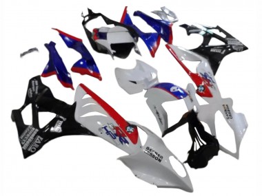 Carénages ABS BMW S1000RR 2009-2014 - Blanc Rouge Bleu Noir Brillant