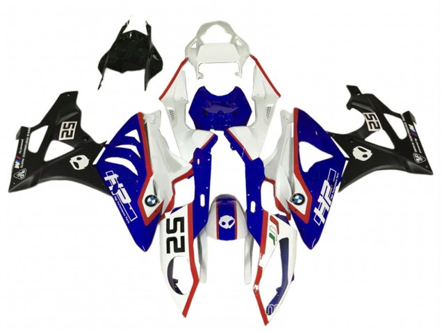 Carénage Moto BMW S1000RR 2009-2014 - Blanc Rouge Bleu Noir HP