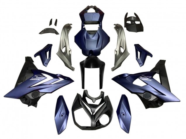 Carénages Moto BMW S1000R 2014-2016 - Bleu Mat Foncé
