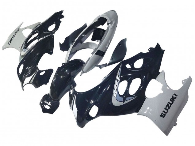 Carénage Moto Suzuki GSX600F/GSX750F 2004-2006 - Noir Brillant Gris