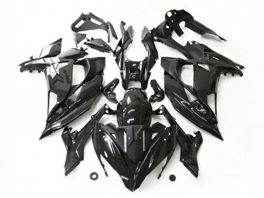 Carénages Moto Kawasaki Ninja 650 EX650 2017-2019 - Noir Brillant