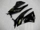 Carénages Moto Kawasaki ZX6R 2009-2012 - Noir Brillant Or Ninja
