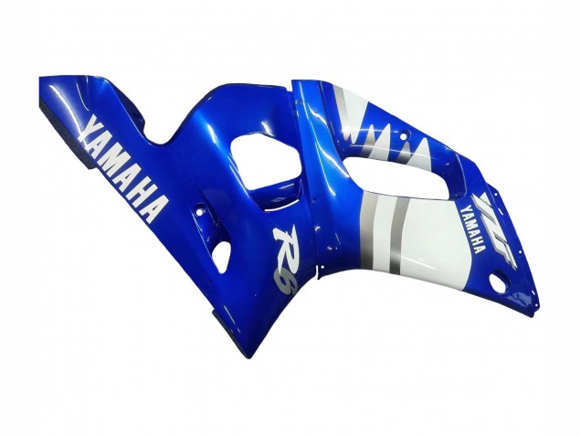 Carénages Moto Yamaha YZF 600 R6 1998-2002 - Bleu Blanc