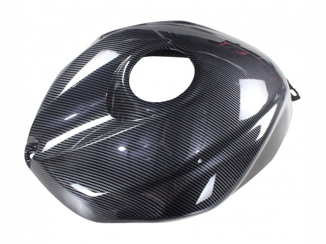 Carénages Moto Yamaha YZF 600 R6 2008-2016 - Gris Noir Fibre de Carbone Style