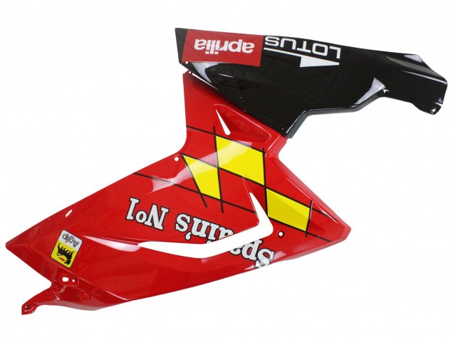 Carénages Moto Aprilia RS125 2006-2011 - Rouge Blanc Jaune Noir