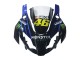 Carénages Moto Aprilia RS125 2006-2011 - Bleu Noir Vert Monstre 46