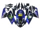 Carénages Moto Aprilia RS125 2006-2011 - Bleu Noir Vert Monstre 46