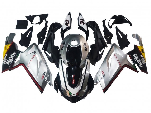 Carénages Moto Aprilia RS125 2006-2011 - Argent Noir