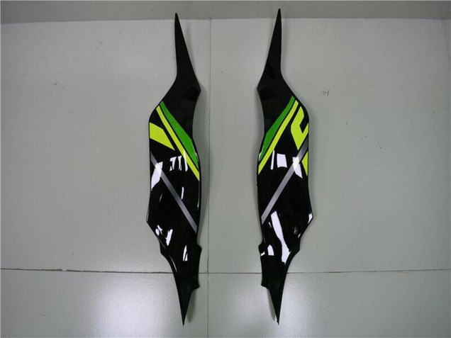 Carénages Moto Kawasaki ZX6R 2013-2018 - Vert Jaune Noir Brillant Noir Mat