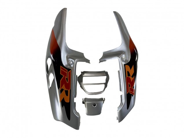 Carénages Moto Honda CBR900RR 893 1996-1997 - Argent Rouge Noir Brillant