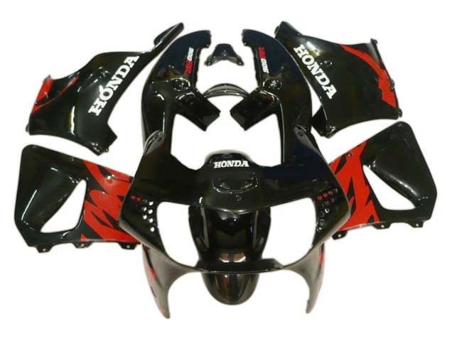 Carénage Moto Honda CBR900RR 919 1998-1999 - Rouge Noir Brillant