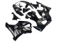 Carénages Moto Honda CBR900RR 919 1998-1999 - Noir Brillant Blanc Décalque