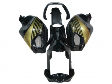 Carénages Moto Ducati Monster 696 796 1100 1100S 2008-2012 - Noir Brillant Or