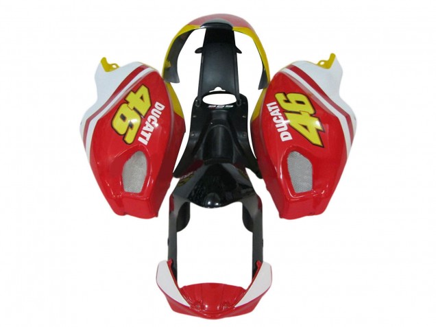 Carénages Moto Ducati Monster 696 796 1100 1100S 2008-2012 - Blanc Rouge Noir Brillant Jaune 46