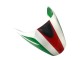 Carénage Moto Ducati Monster 696 796 1100 1100S 2008-2012 - Blanc Rouge Vert