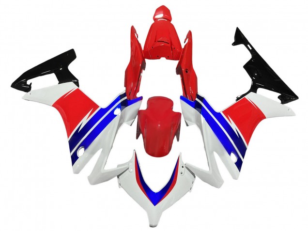 Carénages Moto Honda CBR500R 2013-2015 - Blanc Rouge Bleu